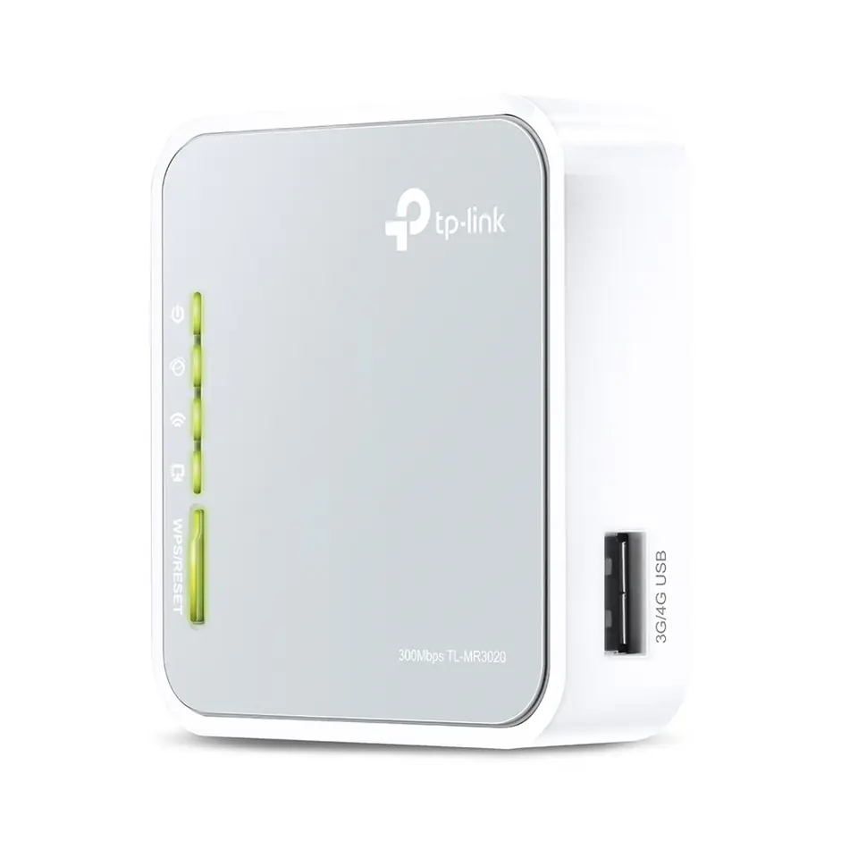 ⁨Router bezprzewodowy TP-LINK TL-MR3020/EU (3G/4G/LTE USB; 2,4 GHz)⁩ w sklepie Wasserman.eu