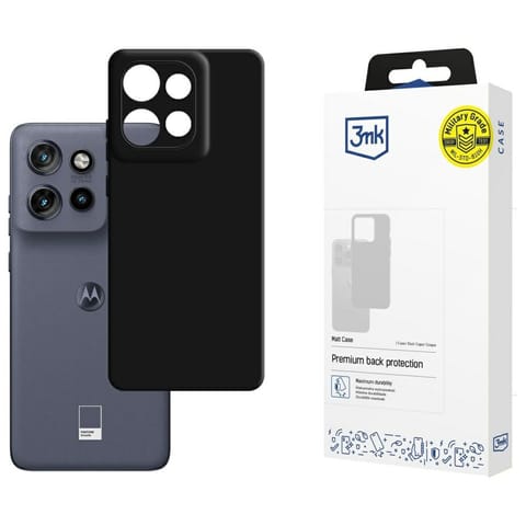 ⁨Etui 3MK Matt Case do Motorola Edge 50   Neo czarny⁩ w sklepie Wasserman.eu