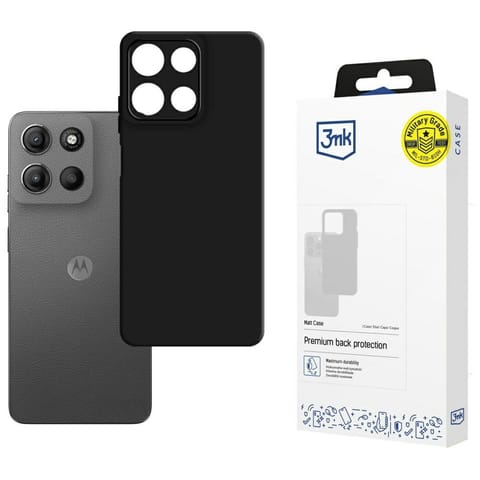 Etui 3MK Matt Case do Motorola Moto G15 / G15 Power czarny w sklepie Wasserman.eu