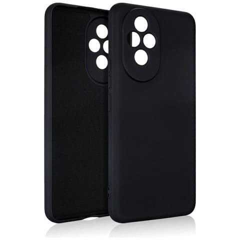 ⁨Etui Beline Silicone Honor 200 czarny⁩ w sklepie Wasserman.eu