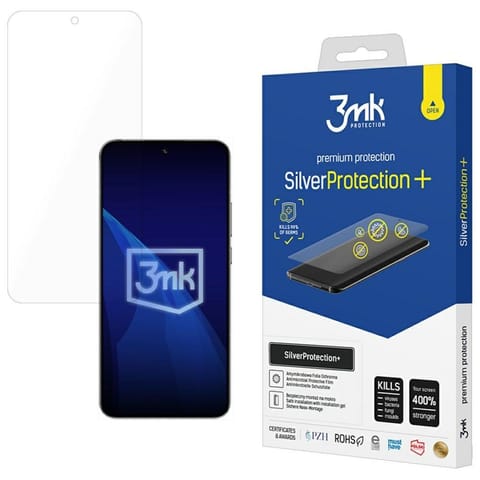 ⁨Folia antymikrobowa 3MK SilverProtect+   montowana na mokro do Oppo Reno 14 Pro⁩ w sklepie Wasserman.eu