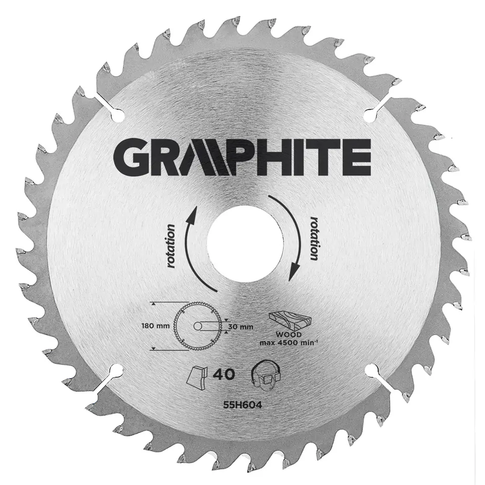 ⁨Saw blade, widiowa, 180 x 30 mm, 40 teeth⁩ at Wasserman.eu