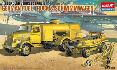 ⁨Model plastikowy German Fuel Truck & Schwimmwagen⁩ w sklepie Wasserman.eu