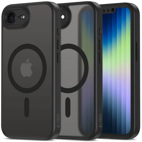 ⁨Etui Tech-Protect MagCam MagSafe do iPhone 16e Matte Black⁩ w sklepie Wasserman.eu