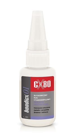 ⁨BONDICX 01  50G KLEJ CYJANOAKRYLOWY BŁYSKAWICZNY⁩ w sklepie Wasserman.eu
