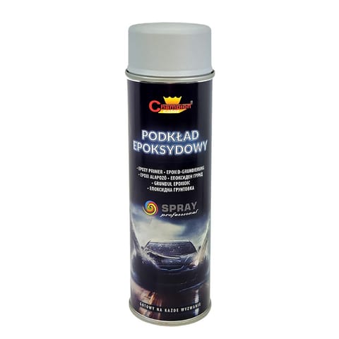 ⁨CHAMPION SPRAY PODKŁAD EPOKSYDOWY 500ML SZARY⁩ w sklepie Wasserman.eu