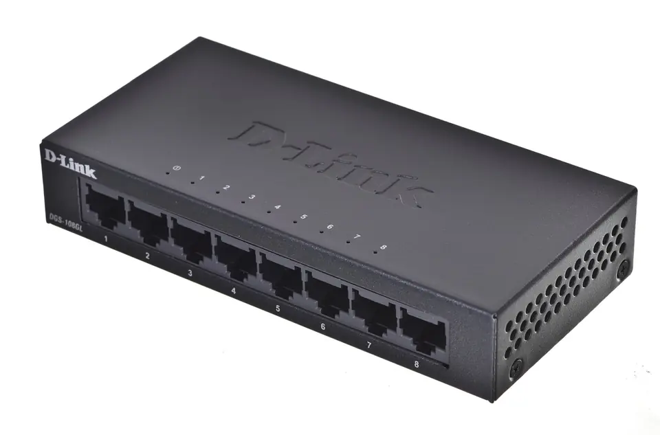 D-LINK DGS-108GL/E 8-Port Gigabit Ethernet Metal Ho w sklepie Wasserman.eu