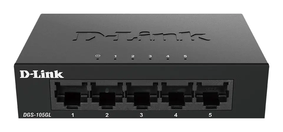 D-LINK DGS-105GL/E 5-Port Gigabit Ethernet Metal Ho w sklepie Wasserman.eu