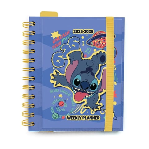 ⁨Disney Stitch - Kalendarz / Planner tygodniowy A5 2025/2026⁩ w sklepie Wasserman.eu
