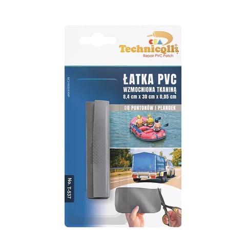 ⁨T-537 ŁATKA PVC WZMACNIANA TKANINĄ 8,4X30X0,55⁩ w sklepie Wasserman.eu