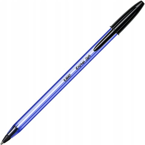 ⁨Długopis CRISTAL SOFT czarny 951433 BIC⁩ w sklepie Wasserman.eu