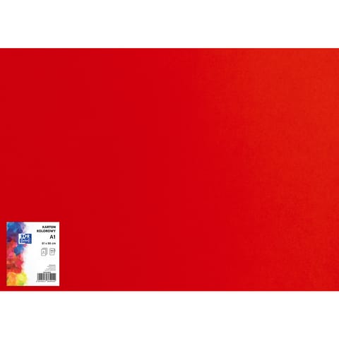 ⁨Blok karton kolorowy CREATINIO A1 160g 25 arkuszy nr.29 ciemny czerwony 400149552 TOP 2000⁩ w sklepie Wasserman.eu