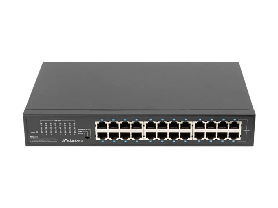 ⁨Lanberg Switch RSGE-24 Rack 19"  (24-port, 1Gb)⁩ at Wasserman.eu