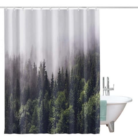 ⁨Zasłona prysznicowa, kurtyna z wydrukiem 3D, wodoodporna 200x180 cm ZPR20⁩ w sklepie Wasserman.eu