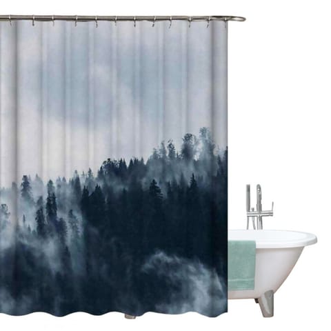 ⁨Zasłona prysznicowa, kurtyna z wydrukiem 3D, wodoodporna 200x180 cm ZPR22⁩ w sklepie Wasserman.eu