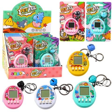 ⁨Tamagotchi Pet Egg Gra Elektroniczna 168 Zwierzątek Brelok Z Dzwoneczkiem⁩ w sklepie Wasserman.eu