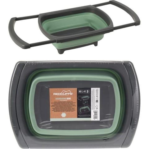 ⁨MISKA TURYSTYCZNA SKŁADANA ZLEW Z ODPŁYWEM 26x29CM REDCLIFFS⁩ w sklepie Wasserman.eu