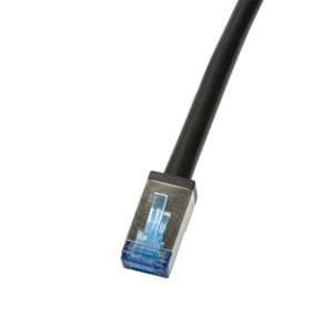 ⁨LogiLink Networking Cable Black 0.5 M⁩ w sklepie Wasserman.eu