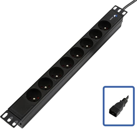⁨Lanview POWER STRIP 19" C20 - 8 WAY⁩ w sklepie Wasserman.eu