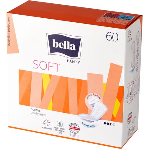 ⁨Wkładki BELLA PANTY (60 sztuk) Soft⁩ w sklepie Wasserman.eu