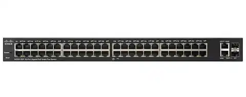 ⁨Cisco Small Business SG220-50 Managed L2 Gigabit Ethernet (10/100/1000) Schwarz⁩ im Wasserman.eu