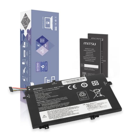 ⁨Bateria Mitsu do Lenovo ThinkPad L14, L15, L480, L580⁩ w sklepie Wasserman.eu