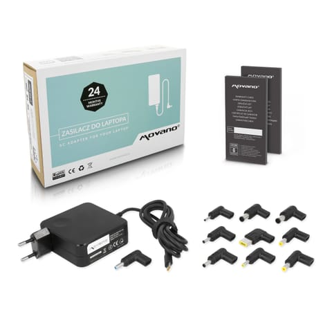 ⁨Zasilacz Movano uniwersalny 90W USB-C - 10 wtyków⁩ w sklepie Wasserman.eu