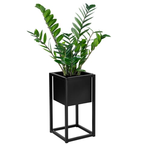 ⁨Kwietnik Concove loft 40 cm czarny⁩ w sklepie Wasserman.eu