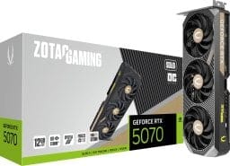 ⁨Karta graficzna ZOTAC GAMING GeForce RTX 5070 SOLID OC 12GB (ZT-B50700J-10P)⁩ w sklepie Wasserman.eu