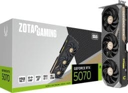 ⁨Karta graficzna ZOTAC GAMING GeForce RTX 5070 SOLID 12GB GDDR7 (ZT-B50700D-10P)⁩ w sklepie Wasserman.eu