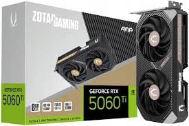 ⁨Karta graficzna ZOTAC GAMING GeForce RTX 5060 Ti AMP 8GB (ZT-B50610F-10M)⁩ w sklepie Wasserman.eu