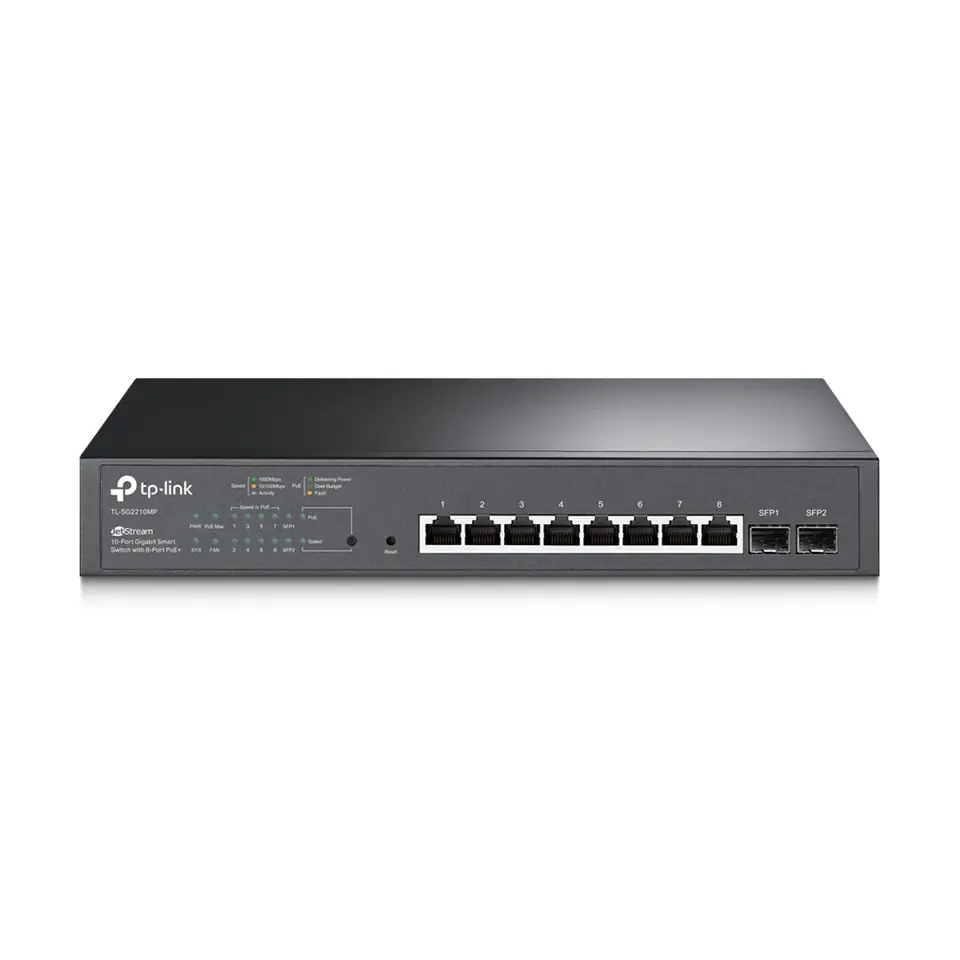 ⁨TP-Link JetStream 10-Port Gigabit Smart PoE Switch with 8-Port PoE+⁩ at Wasserman.eu