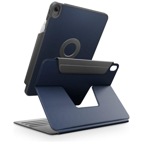 ⁨Etui UNIQ Rovus Snapmount Magnetic 360   Rotating Detachable do iPad Air 11" (M2/M3) / iPad Air 10.9" (2022/2020) granatowy⁩ w sklepie Wasserman.eu