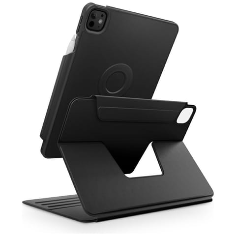 ⁨Etui UNIQ Rovus Snapmount Magnetic 360   Rotating Detachable do iPad Pro 11" M4 (2024) czarny⁩ w sklepie Wasserman.eu