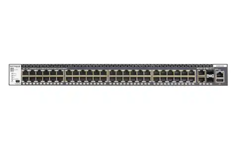 ⁨NETGEAR M4300-52G Managed L3 Gigabit Ethernet (10/100/1000) 1U Grey⁩ at Wasserman.eu
