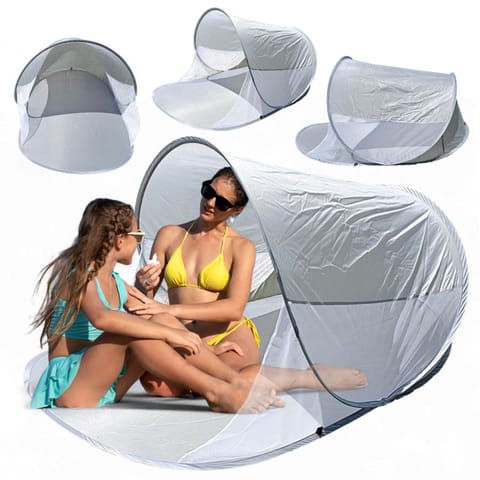⁨Namiot plażowy, przewiewny parawan, składany w pokrowcu 200x120cm AR15SZ⁩ w sklepie Wasserman.eu