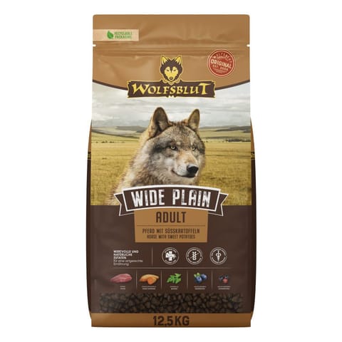 ⁨Wolfsblut Dog Wide Plain horsemeat and sweet potatoes 12,5kg⁩ at Wasserman.eu