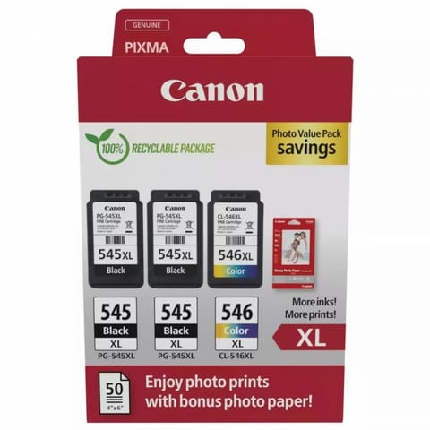 ⁨Canon oryginalny ink / tusz PG-545XLx2/CL-546XL, CMYK, -⁩ w sklepie Wasserman.eu