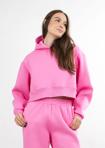 ⁨Bluza DK-K-B11 RÓŻ BAWEŁNA GRUBA (kolor róż, rozmiar 2xl)⁩ w sklepie Wasserman.eu