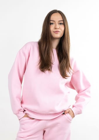 ⁨Bluza Rehema JASNY RÓŻ BAWEŁNA GRUBA (kolor jasny róż, rozmiar 2xl)⁩ w sklepie Wasserman.eu