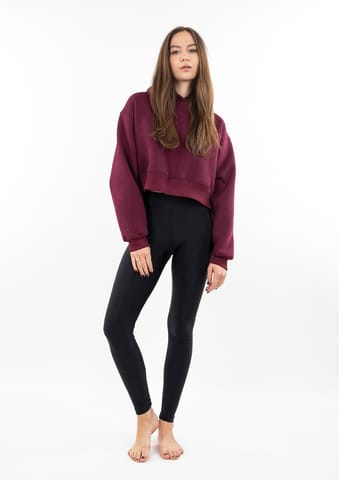 ⁨DK-K-B12 BORDO BAWEŁNA GRUBA I CZARNY POLIAMID (kolor bordo, rozmiar 2xl)⁩ w sklepie Wasserman.eu