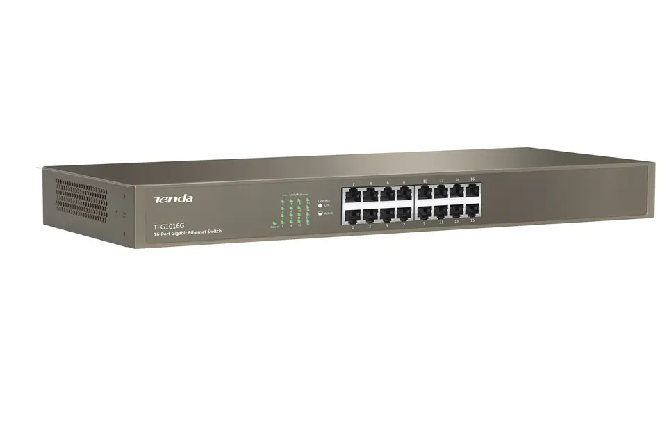 ⁨Switch Tenda TEG1016G (16x 10/100/1000Mbps)⁩ w sklepie Wasserman.eu