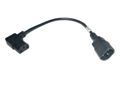 ⁨MicroConnect Power adapter C13 C14 angled⁩ w sklepie Wasserman.eu