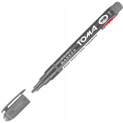 ⁨Marker olejowy F antracyt 1,5mm TO-441 TOMA⁩ w sklepie Wasserman.eu