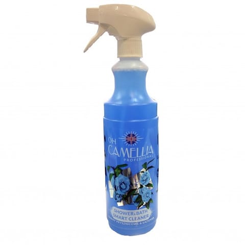 ⁨CAMELLIA Spray 0,75L Preparat czyszczący do prysznica i łazienki SHOWER&BATH⁩ w sklepie Wasserman.eu