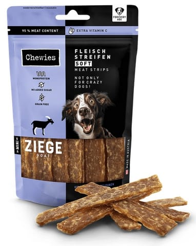 ⁨Chewies Meat Strips Soft Mini Koza 70g⁩ w sklepie Wasserman.eu