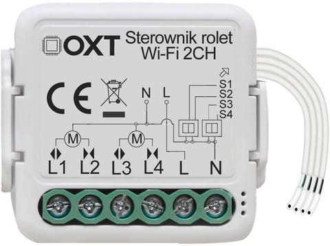 ⁨Moduł OXT mini sterownik 2 rolety WiFi TUYA⁩ w sklepie Wasserman.eu