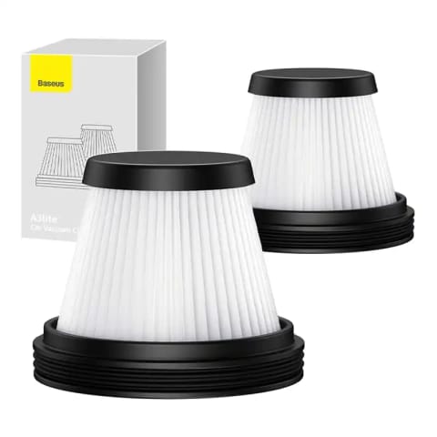 ⁨Filtr do odkurzacza samochodowego Baseus A3lite 2 szt (czarny)⁩ w sklepie Wasserman.eu