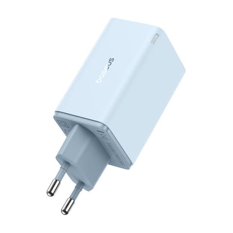 ⁨Ładowarka sieciowa Baseus GaN6 Pro, 2xUSB-C + 2xUSB, 65W (niebieska)⁩ w sklepie Wasserman.eu