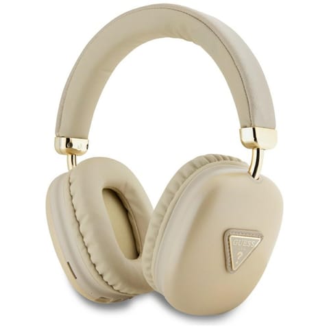 ⁨Słuchawki nauszne Guess Bluetooth 5.3    Metallic Triangle Logo złoty⁩ w sklepie Wasserman.eu